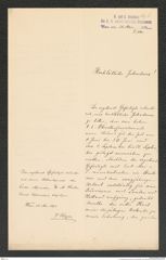 k.k. naturhistorisches Hofmuseum, Intendanzakten 1885-1896 (Hauer), Aktenzahl Z.360/1892, Seite 1